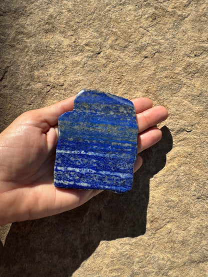 Lapis Lazuli Slab 130g - Purple Door Alchemy