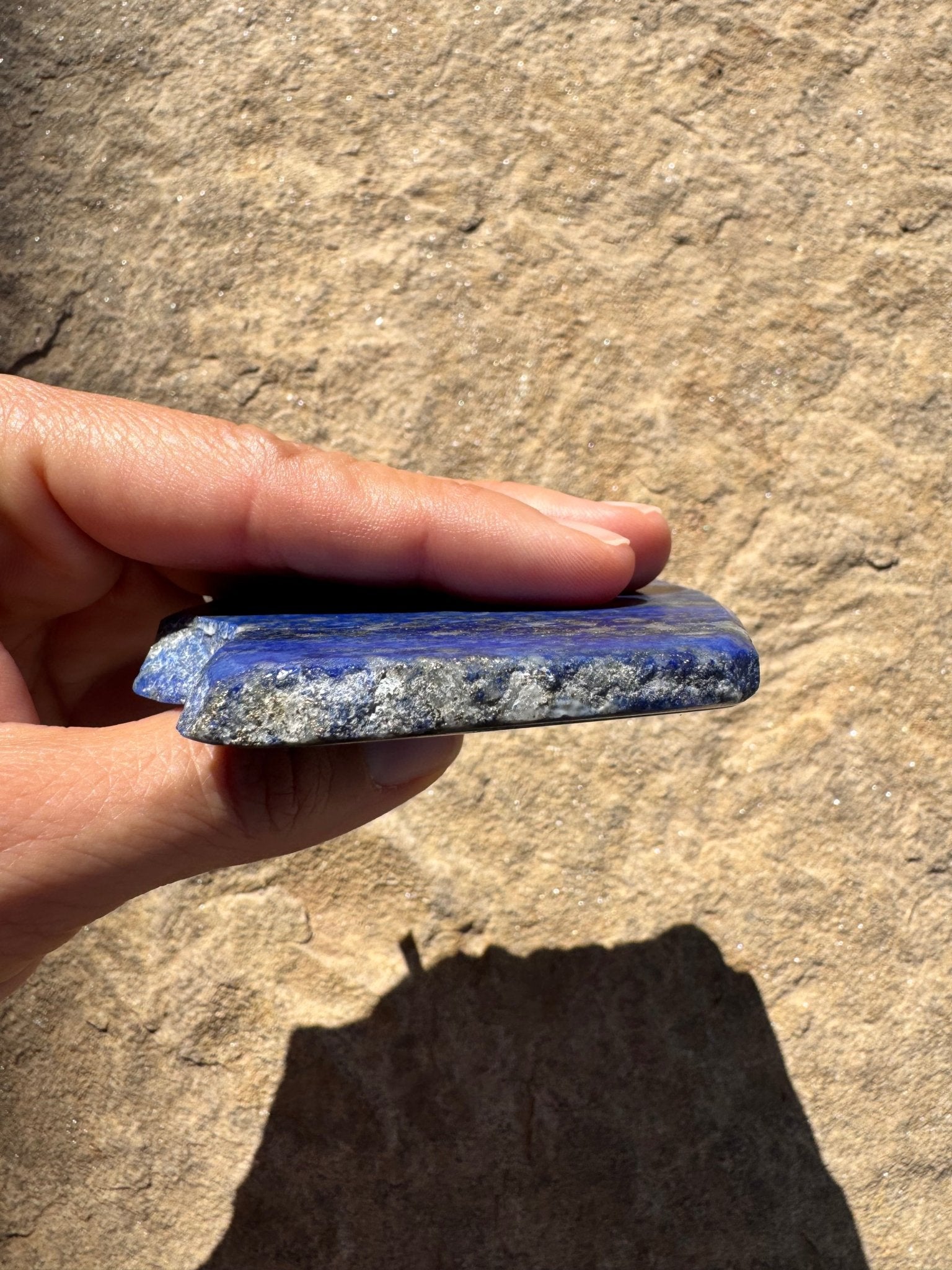 Lapis Lazuli Slab 130g - Purple Door Alchemy