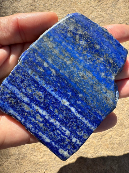 Lapis Lazuli Slab 130g - Purple Door Alchemy