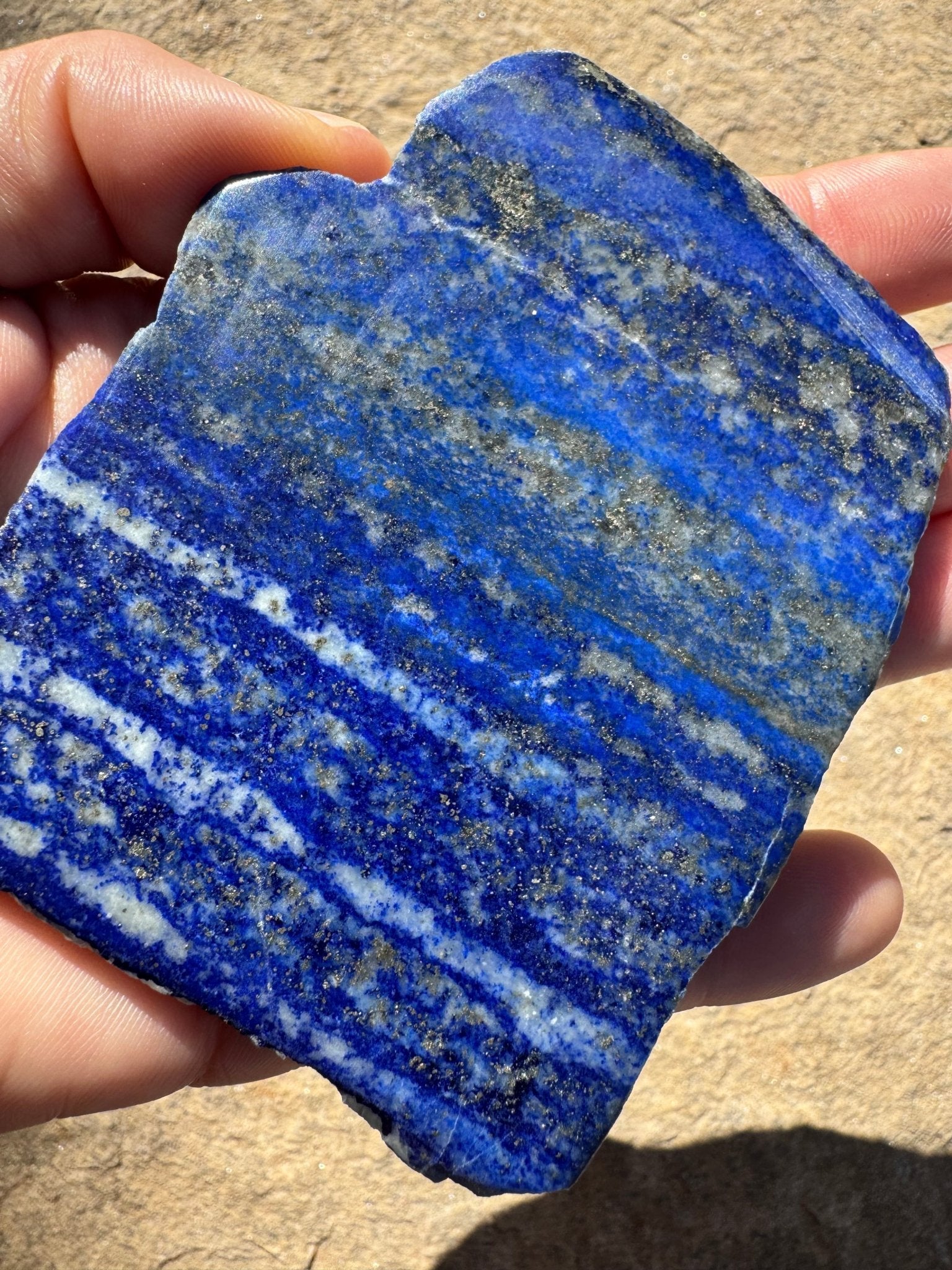 Lapis Lazuli Slab 130g - Purple Door Alchemy