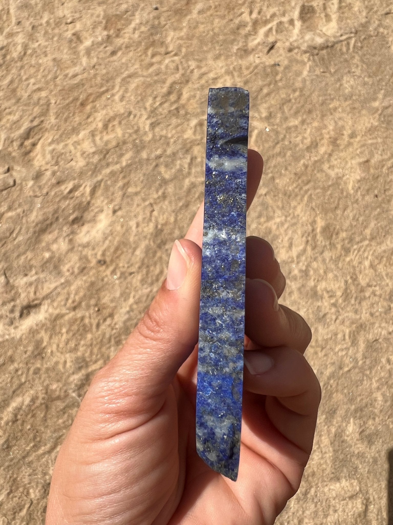 Lapis Lazuli Slab 133g - Purple Door Alchemy