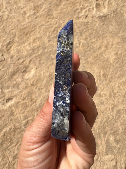 Lapis Lazuli Slab 133g - Purple Door Alchemy