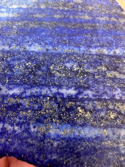 Lapis Lazuli Slab 133g - Purple Door Alchemy