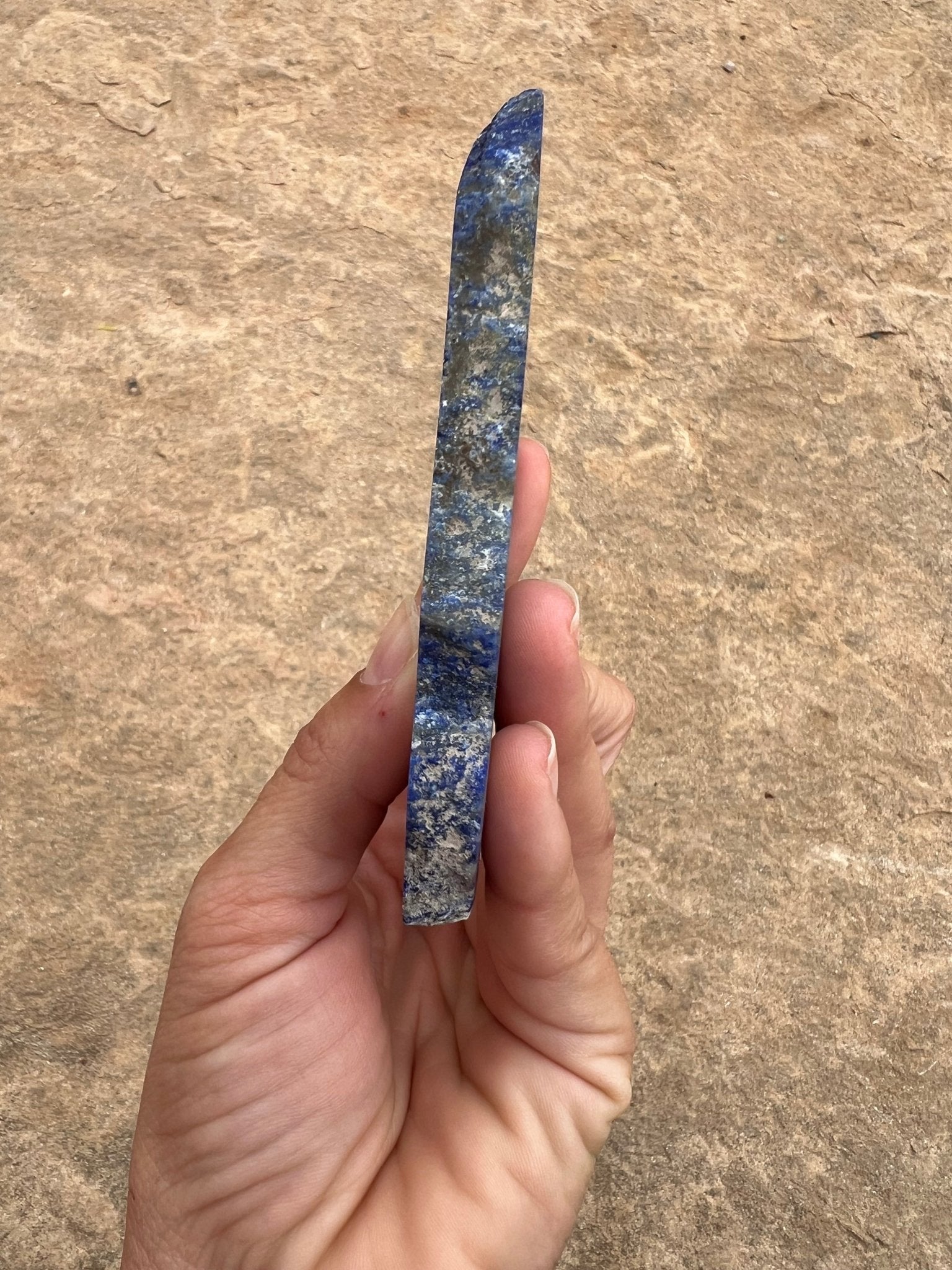 Lapis Lazuli Slab 145g - Purple Door Alchemy