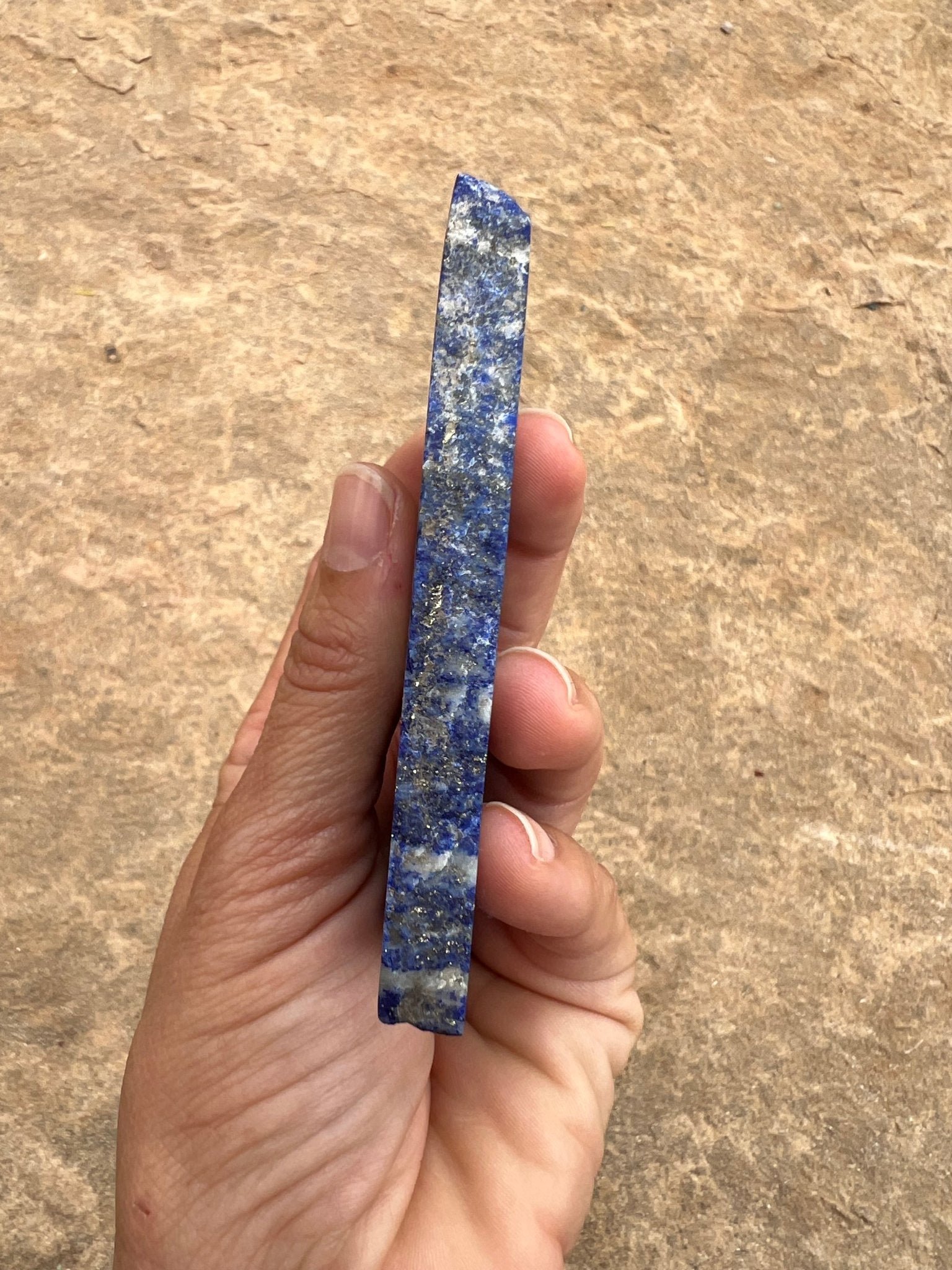 Lapis Lazuli Slab 145g - Purple Door Alchemy