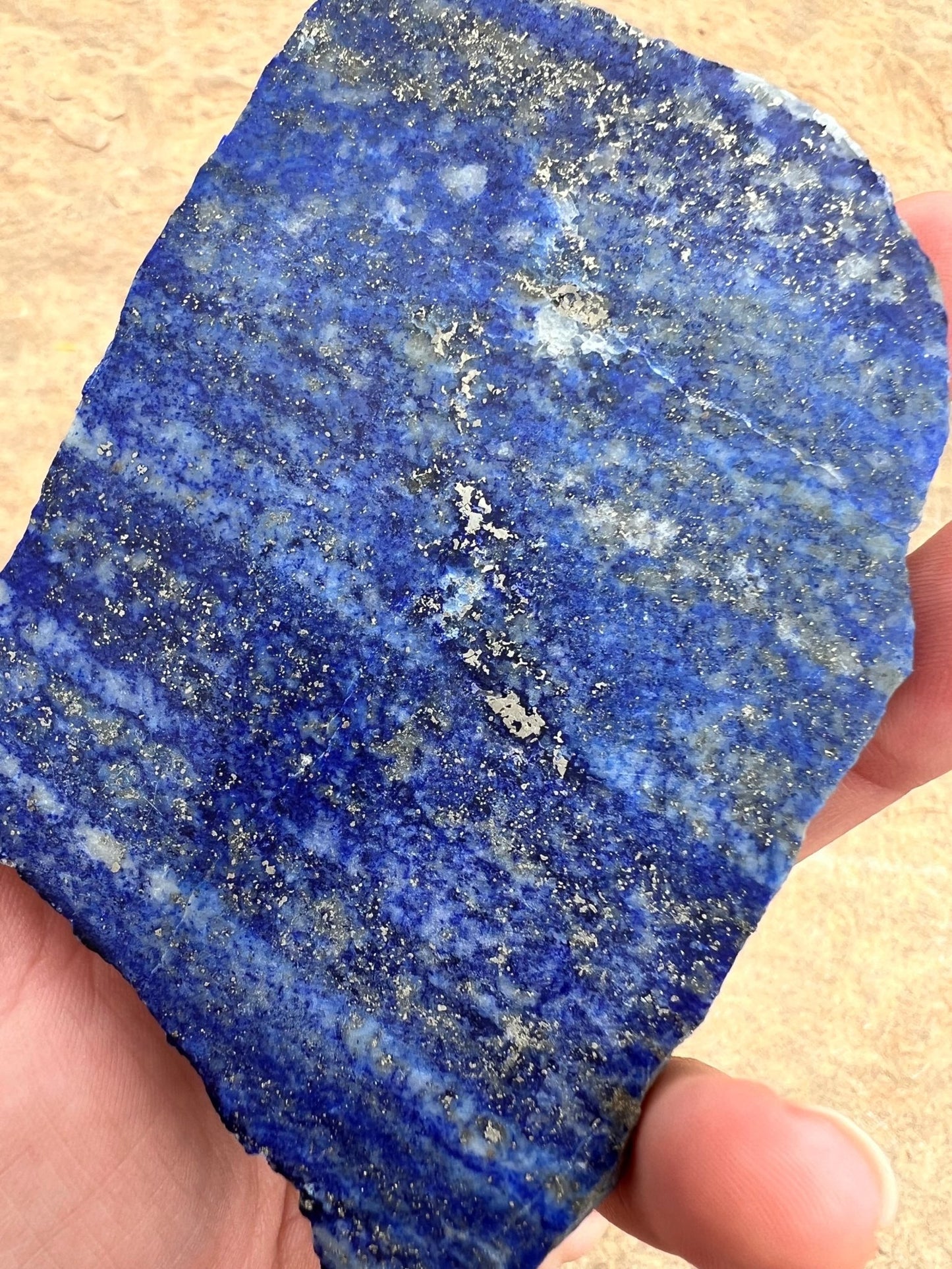 Lapis Lazuli Slab 145g - Purple Door Alchemy