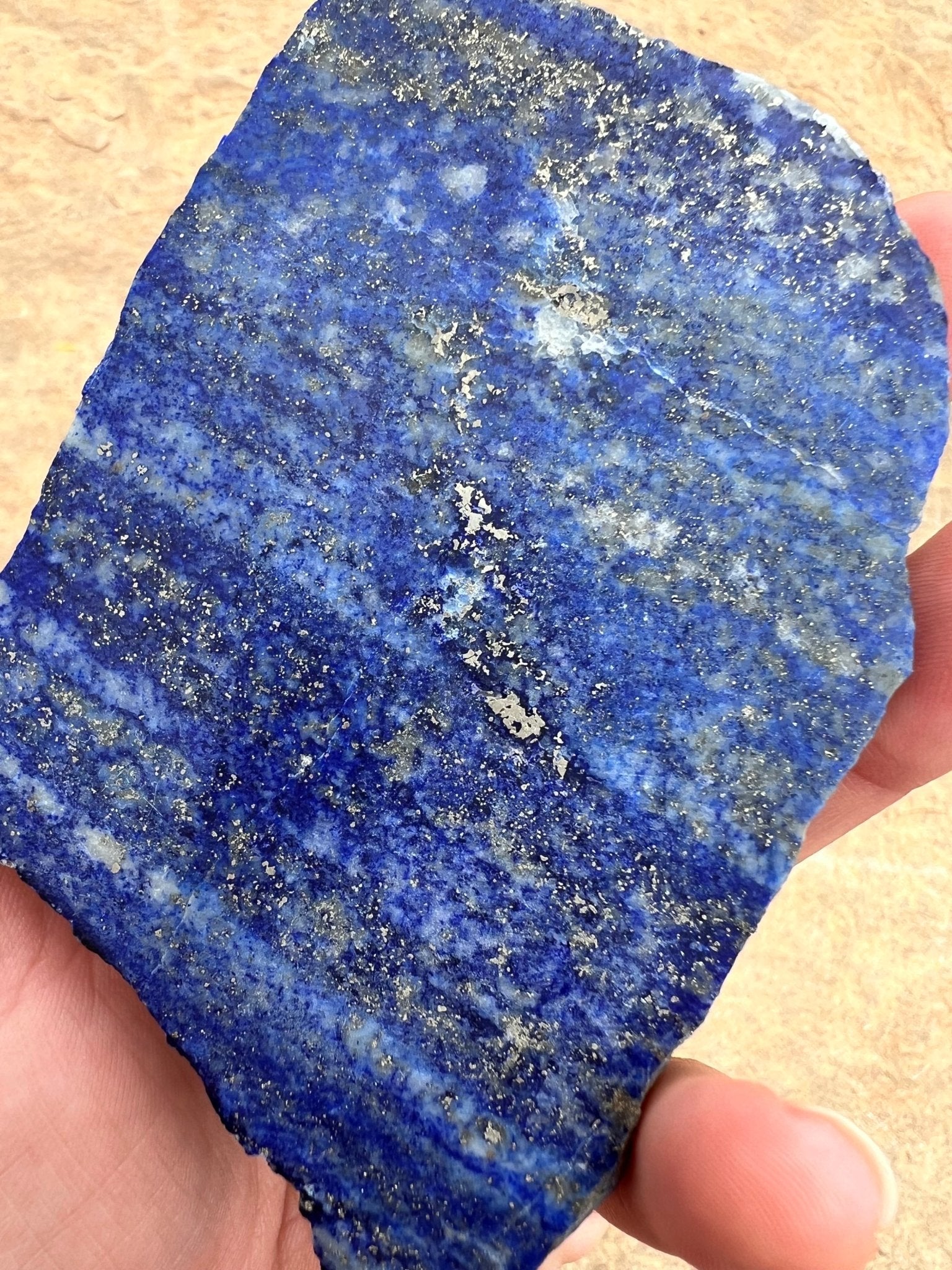 Lapis Lazuli Slab 145g - Purple Door Alchemy