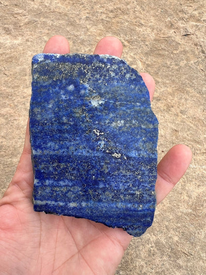 Lapis Lazuli Slab 145g - Purple Door Alchemy
