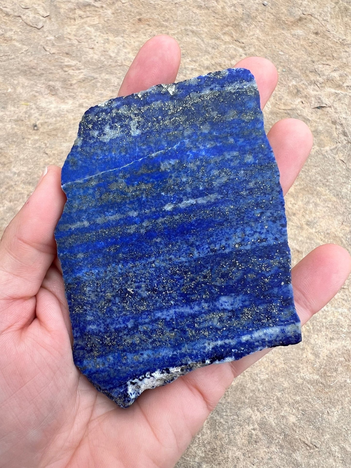 Lapis Lazuli Slab 145g - Purple Door Alchemy
