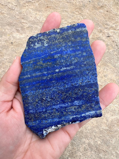 Lapis Lazuli Slab 145g - Purple Door Alchemy