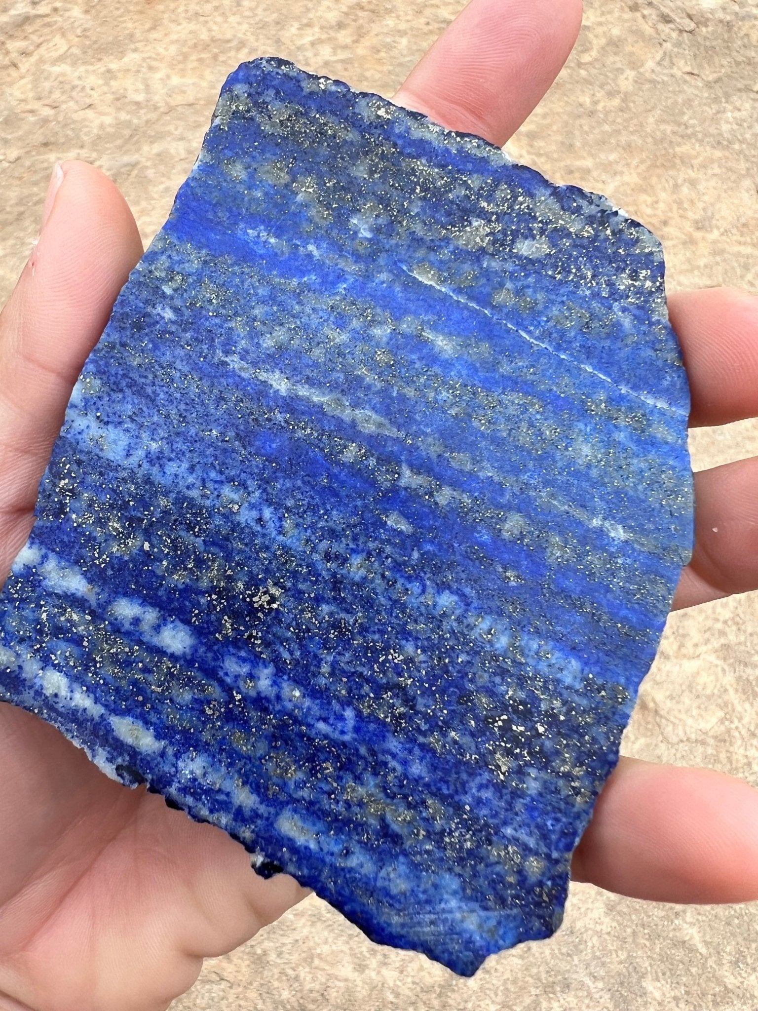 Lapis Lazuli Slab 150g - Purple Door Alchemy