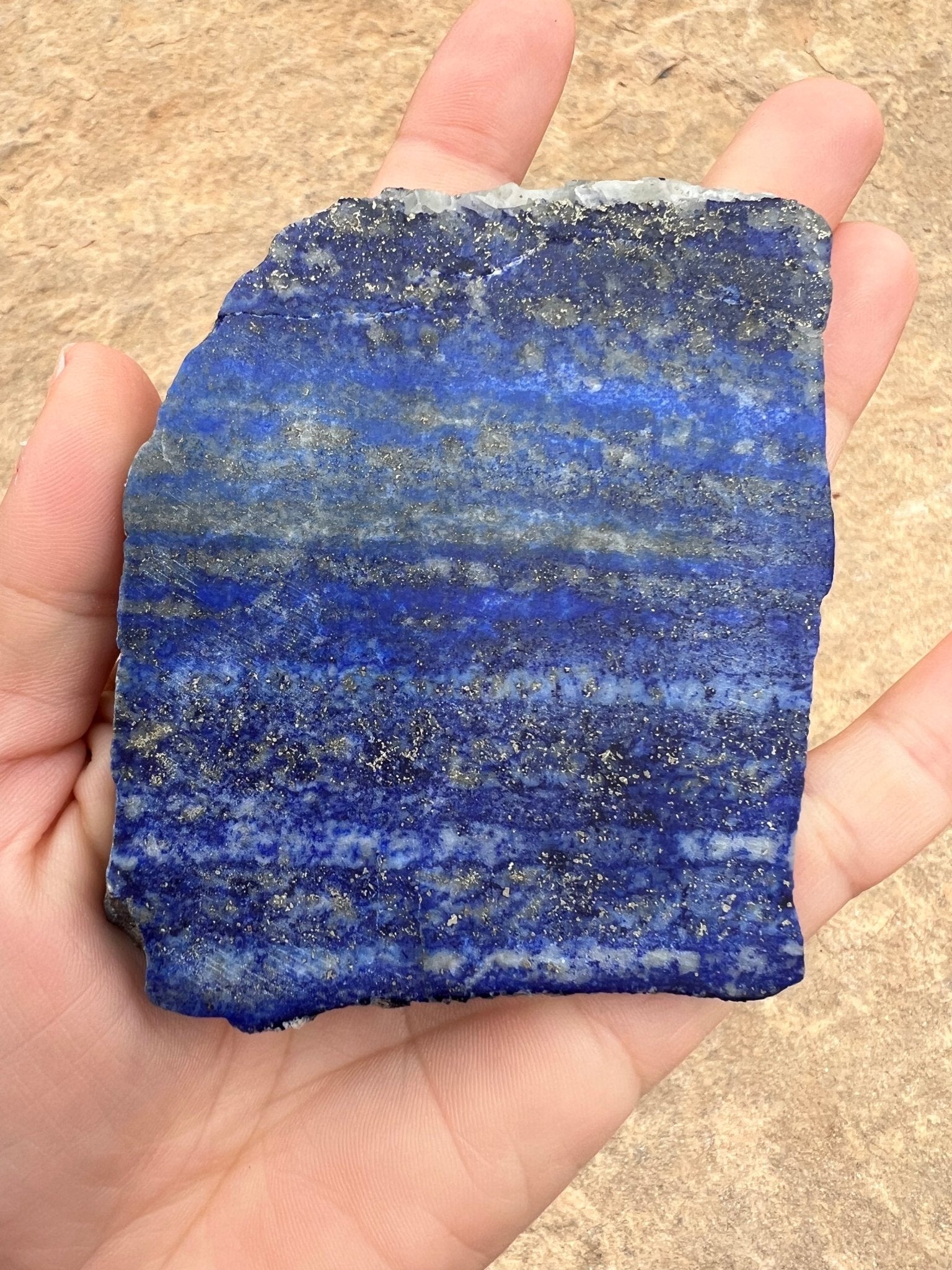 Lapis Lazuli Slab 150g - Purple Door Alchemy