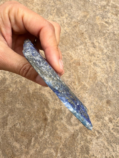 Lapis Lazuli Slab 171g - Purple Door Alchemy