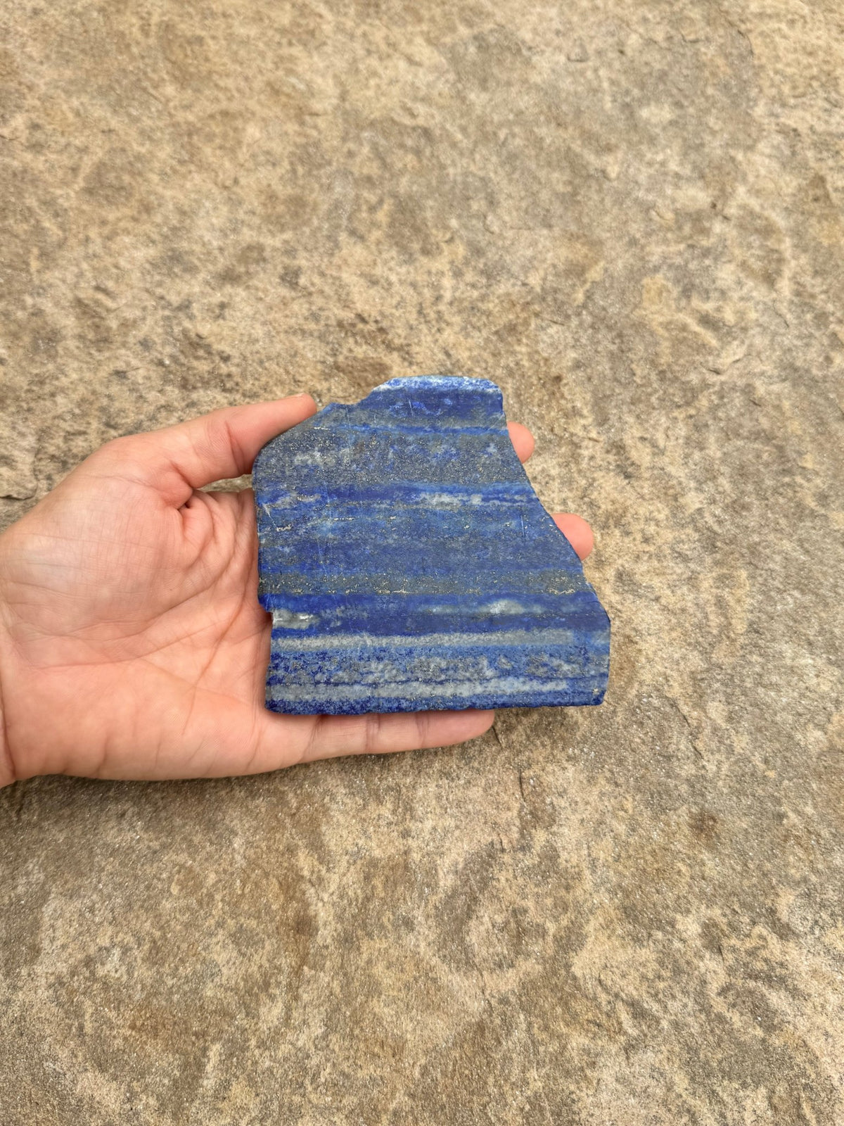 Lapis Lazuli Slab 171g - Purple Door Alchemy