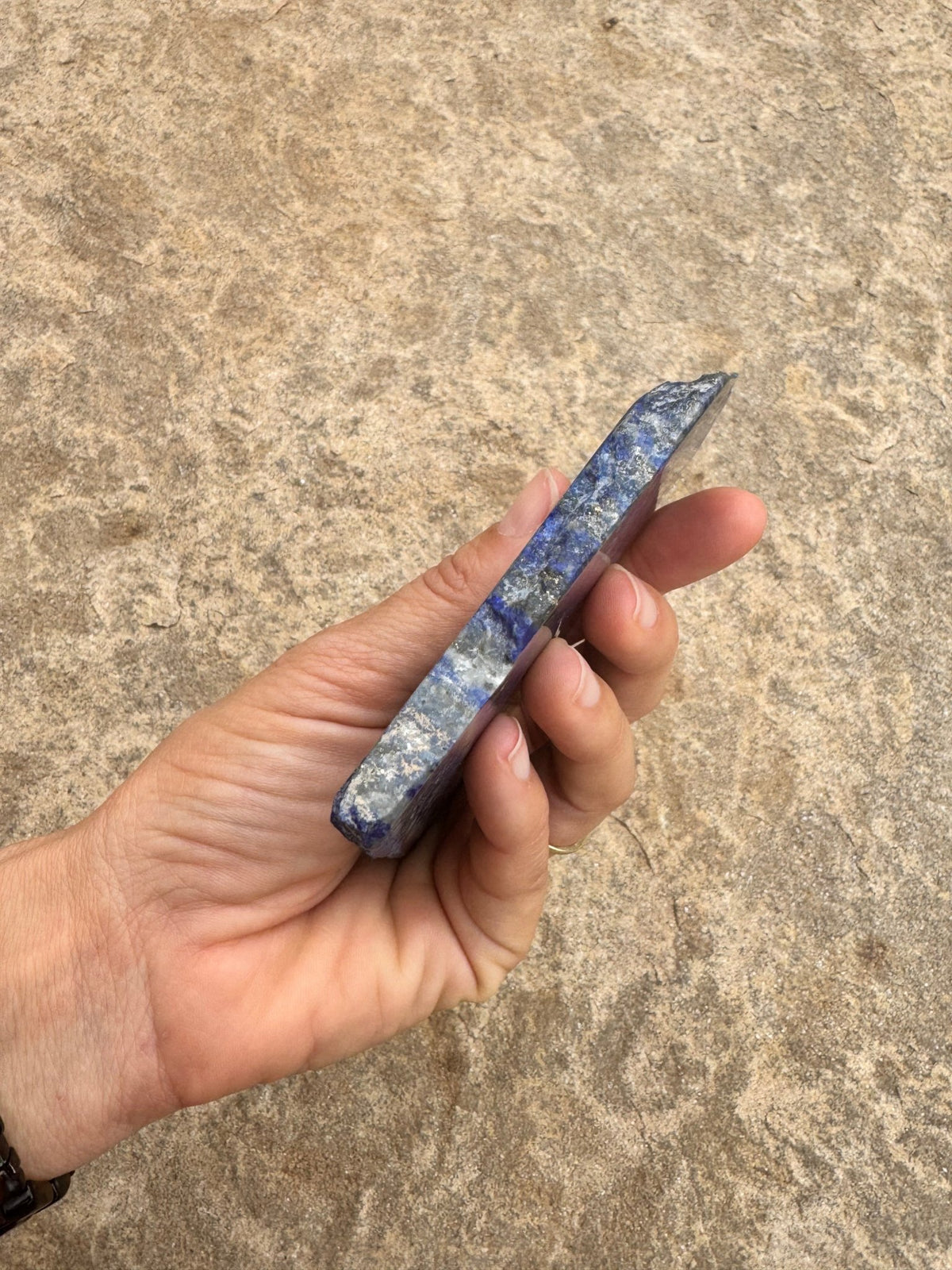 Lapis Lazuli Slab 171g - Purple Door Alchemy