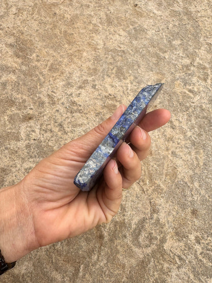 Lapis Lazuli Slab 171g - Purple Door Alchemy