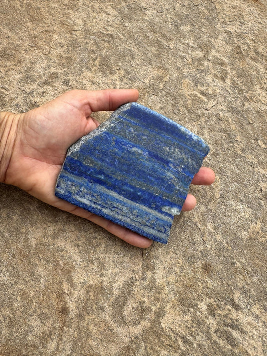 Lapis Lazuli Slab 229g - Purple Door Alchemy