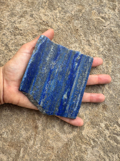 Lapis Lazuli Slab 246g - Purple Door Alchemy