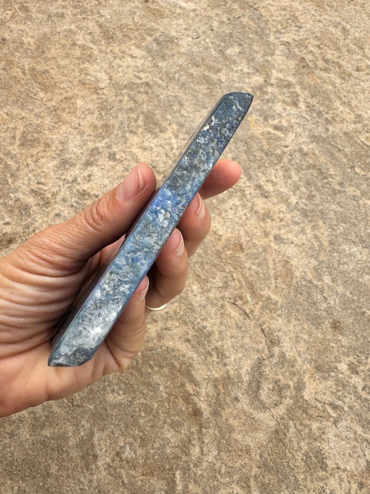 Lapis Lazuli Slab 259g - Purple Door Alchemy