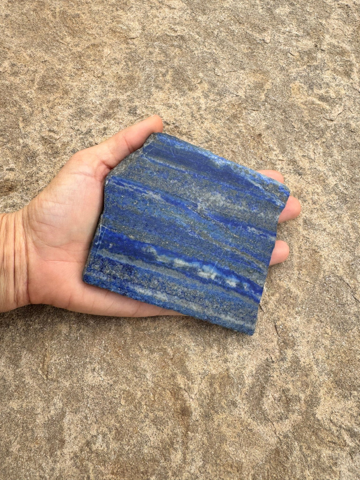 Lapis Lazuli Slab 259g - Purple Door Alchemy