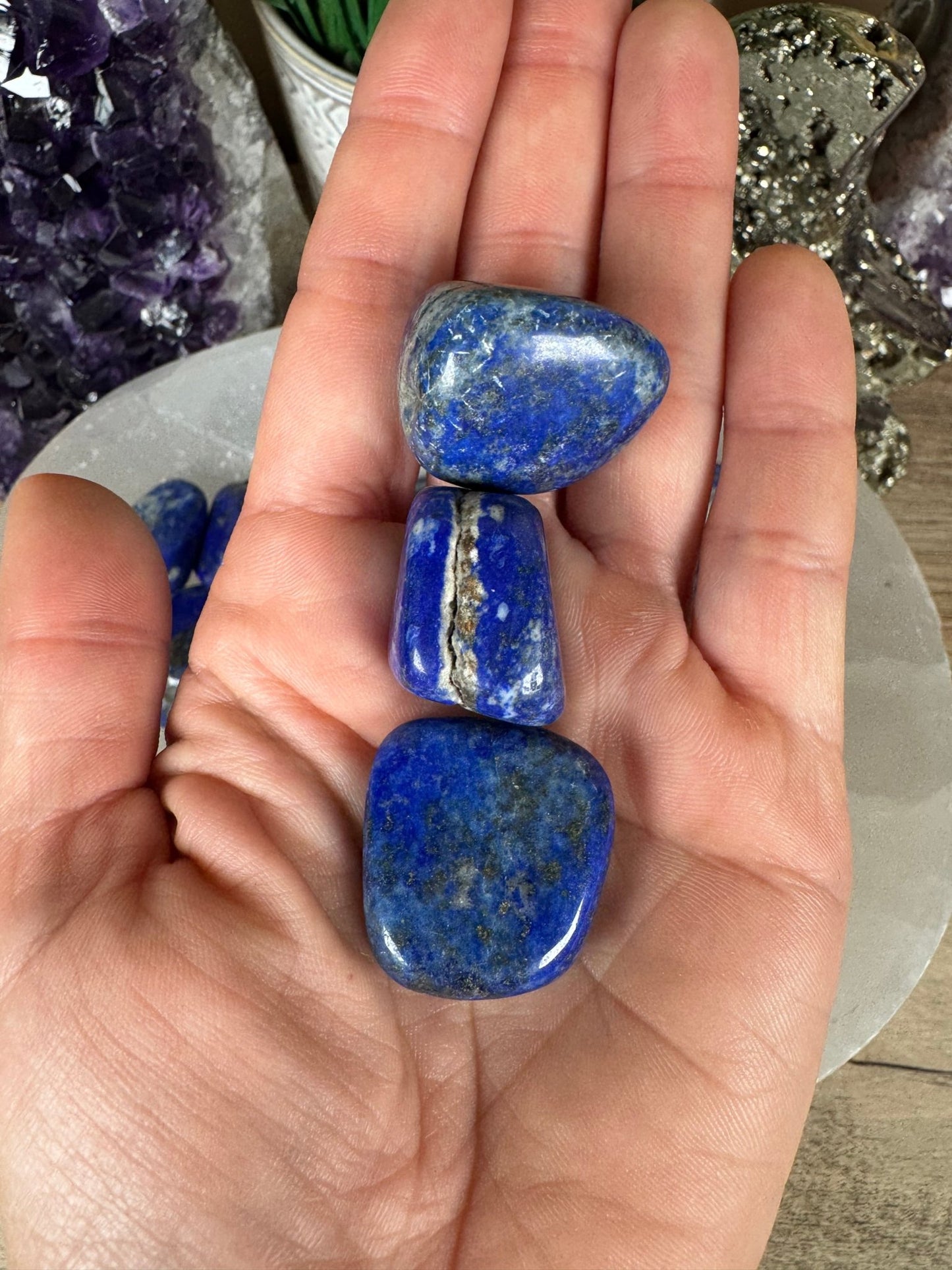 Lapis Lazuli Tumble - Purple Door Alchemy