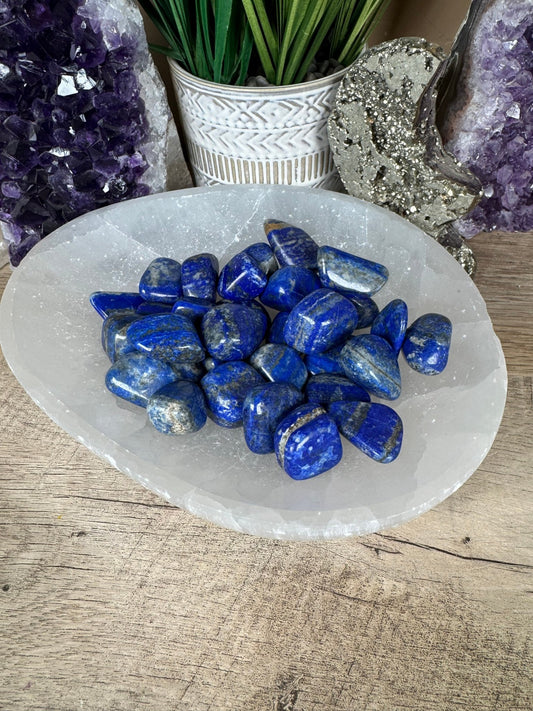 Lapis Lazuli Tumble - Purple Door Alchemy