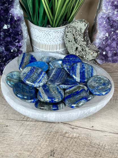 Lapis Lazuli Worry Stone - Purple Door Alchemy