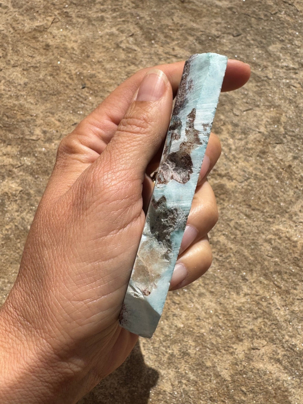 Larimar Slab 132g - Purple Door Alchemy