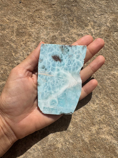 Larimar Slab 132g - Purple Door Alchemy