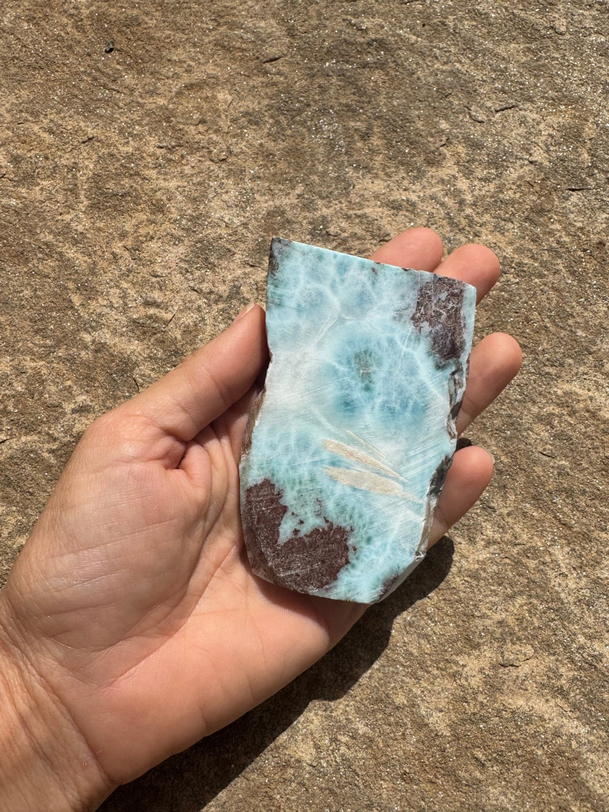 Larimar Slab 132g - Purple Door Alchemy