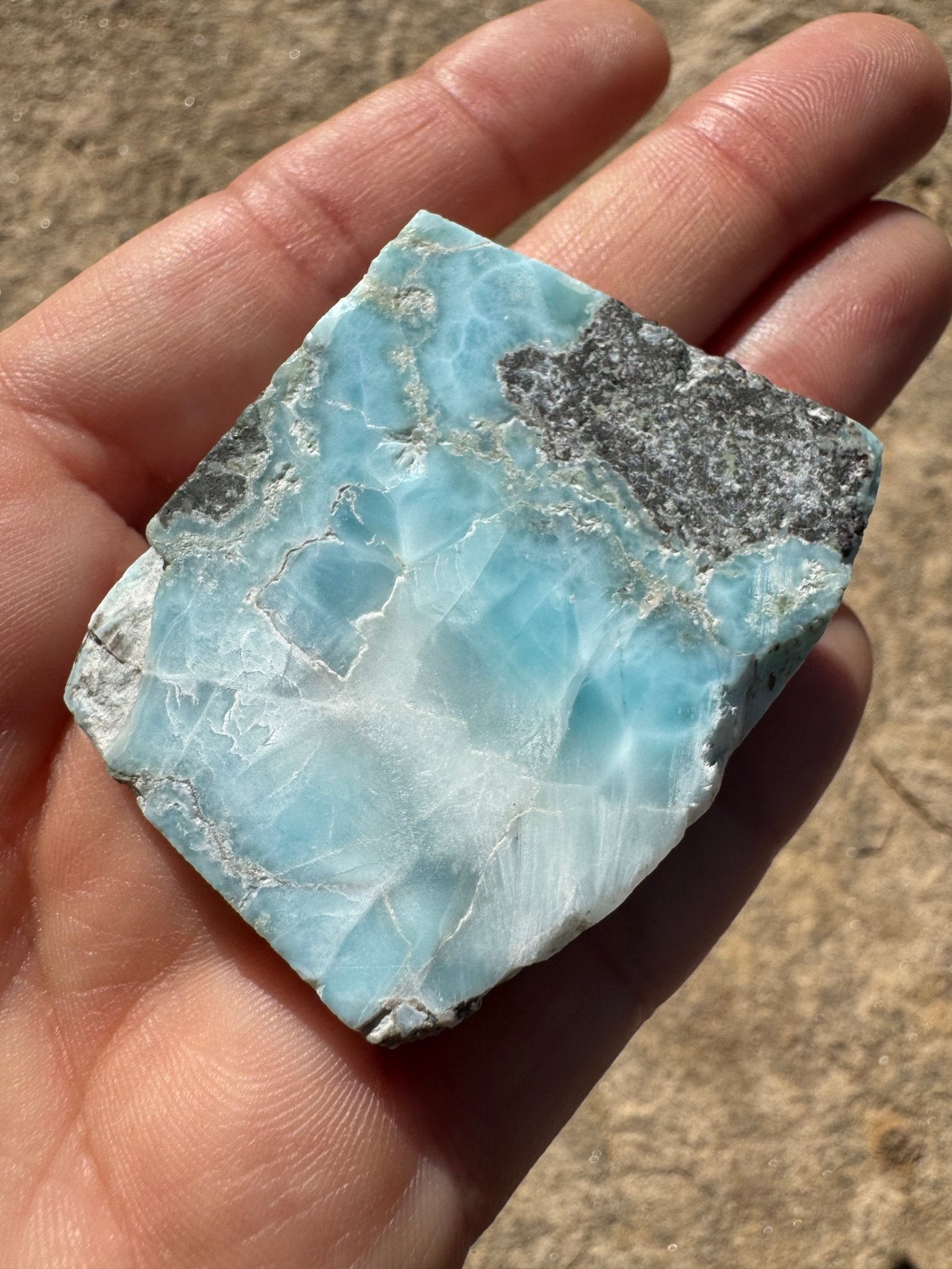 Larimar Slab 35g - Purple Door Alchemy