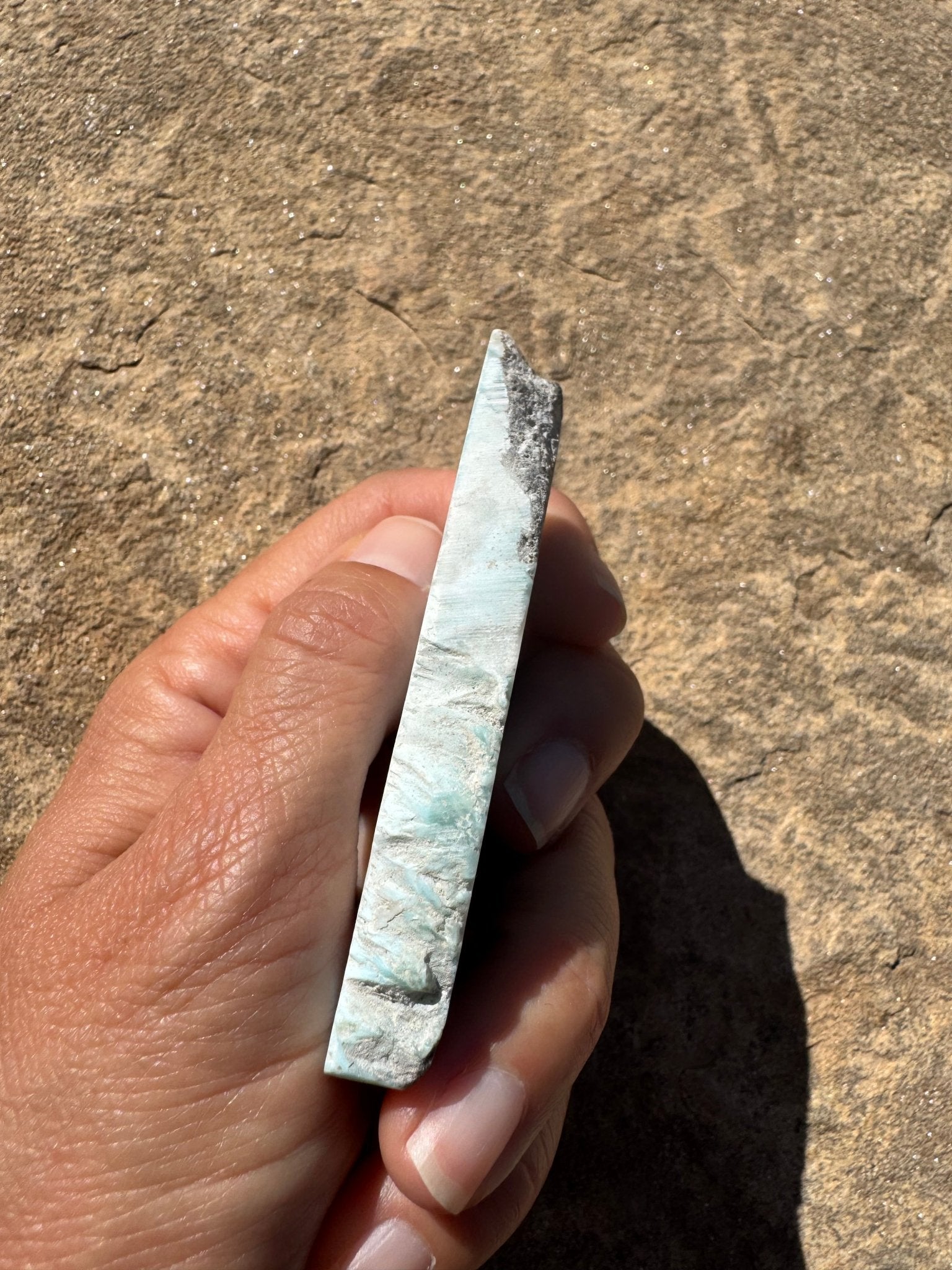 Larimar Slab 48g - Purple Door Alchemy