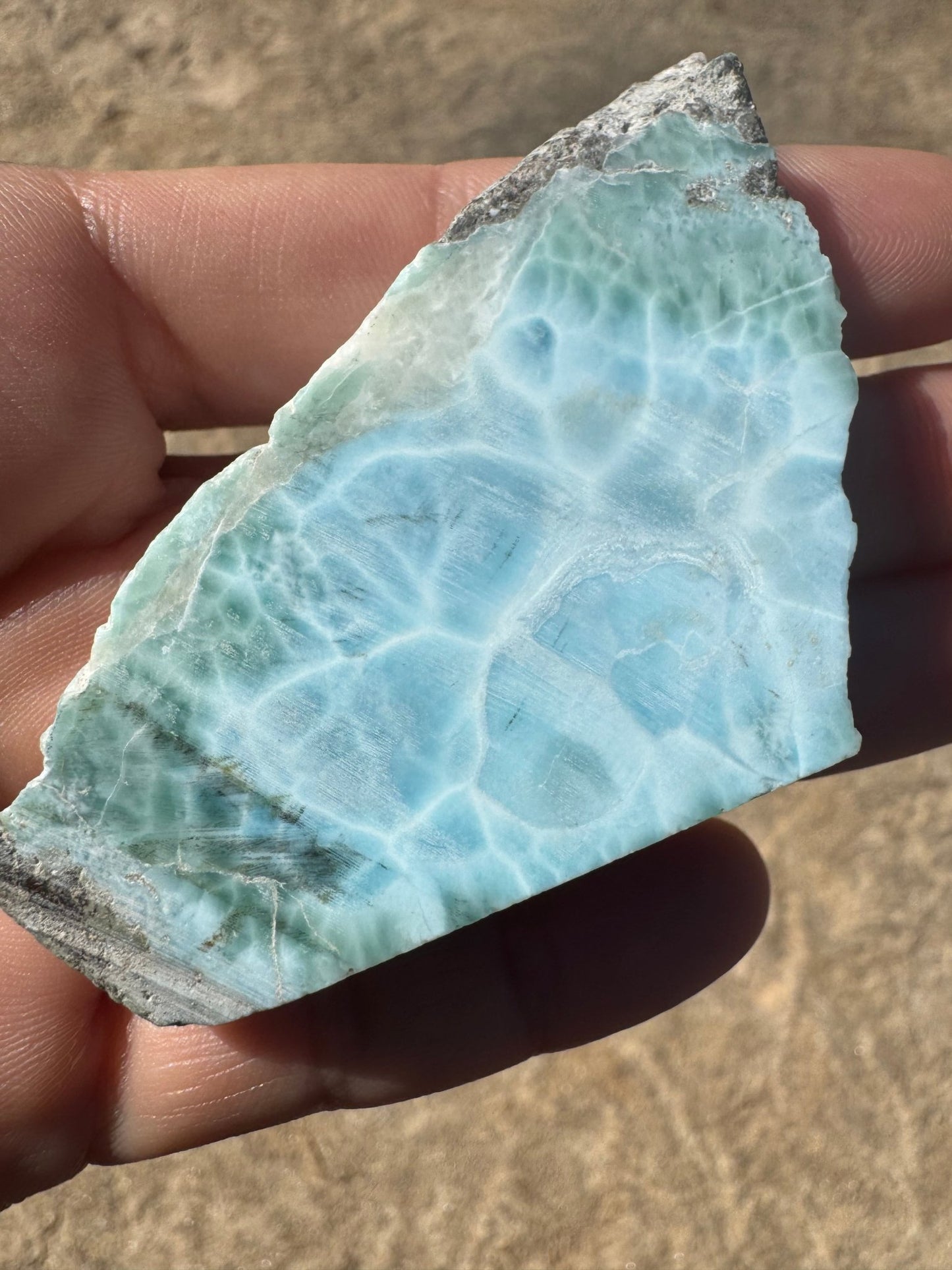 Larimar Slab 48g - Purple Door Alchemy