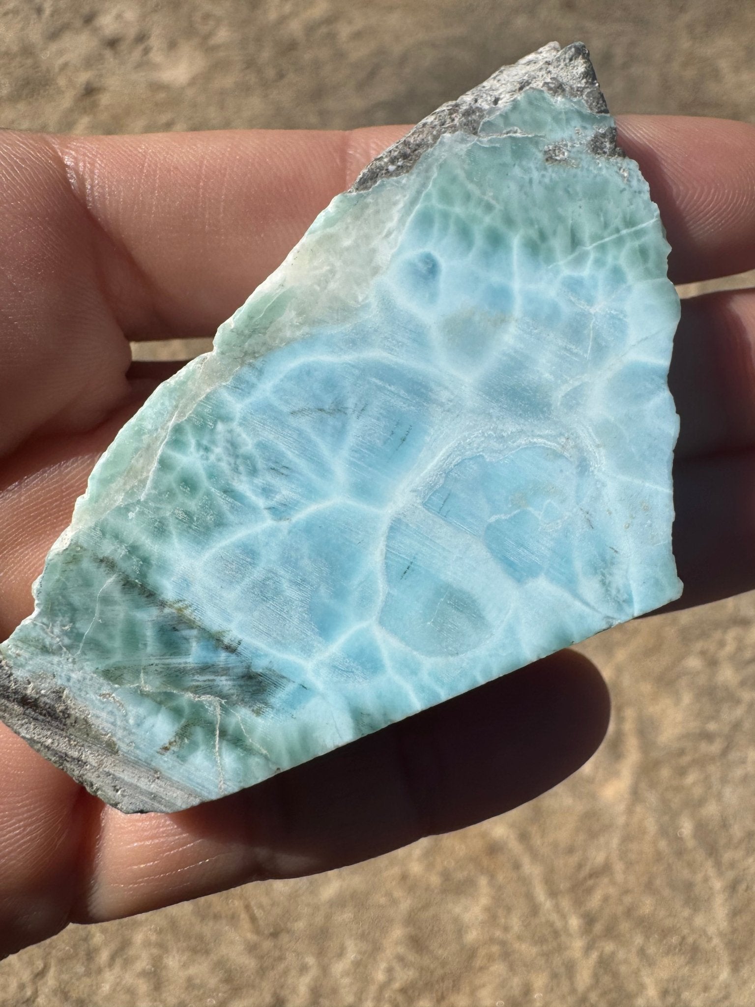 Larimar Slab 48g - Purple Door Alchemy