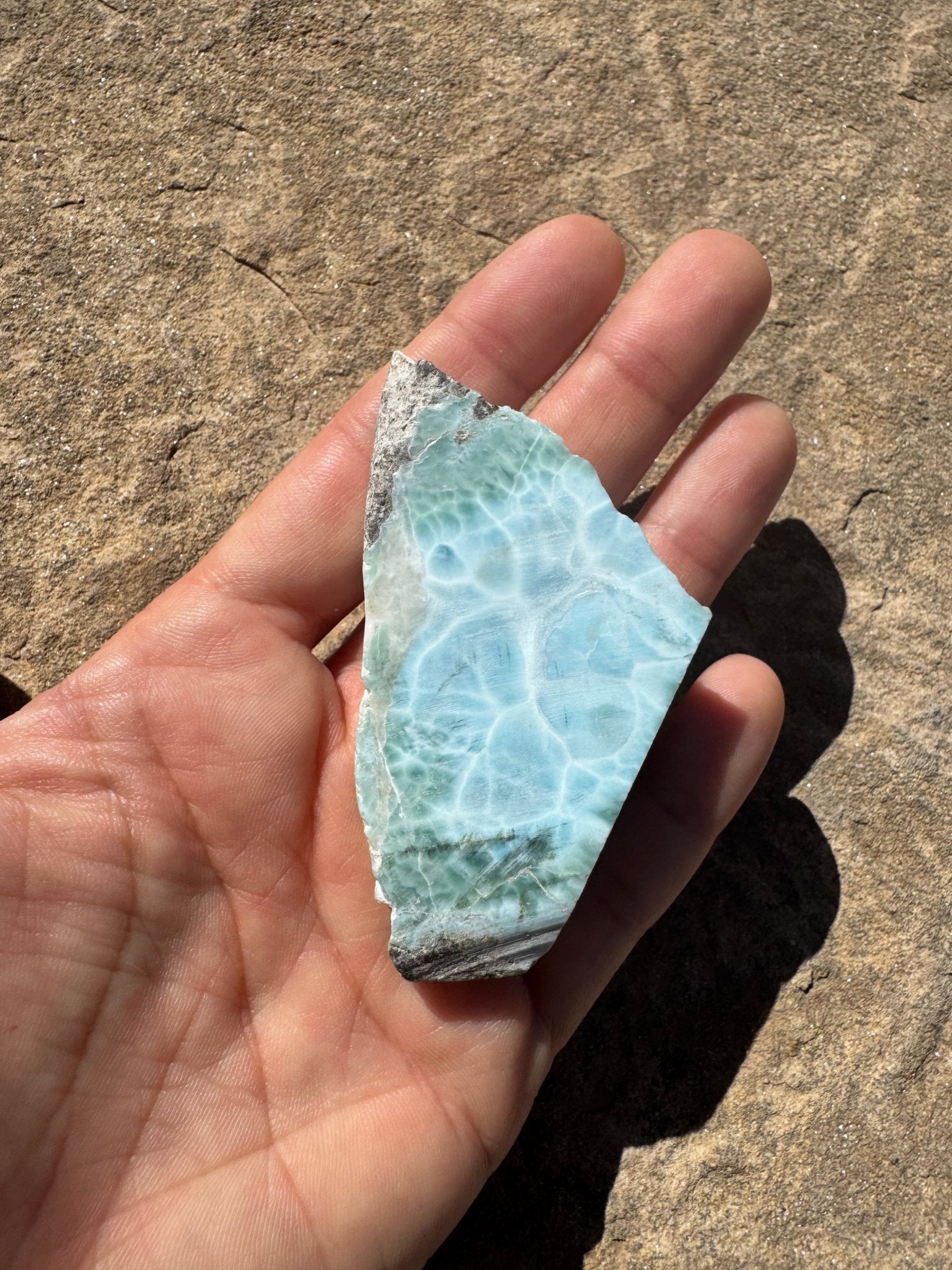 Larimar Slab 48g - Purple Door Alchemy