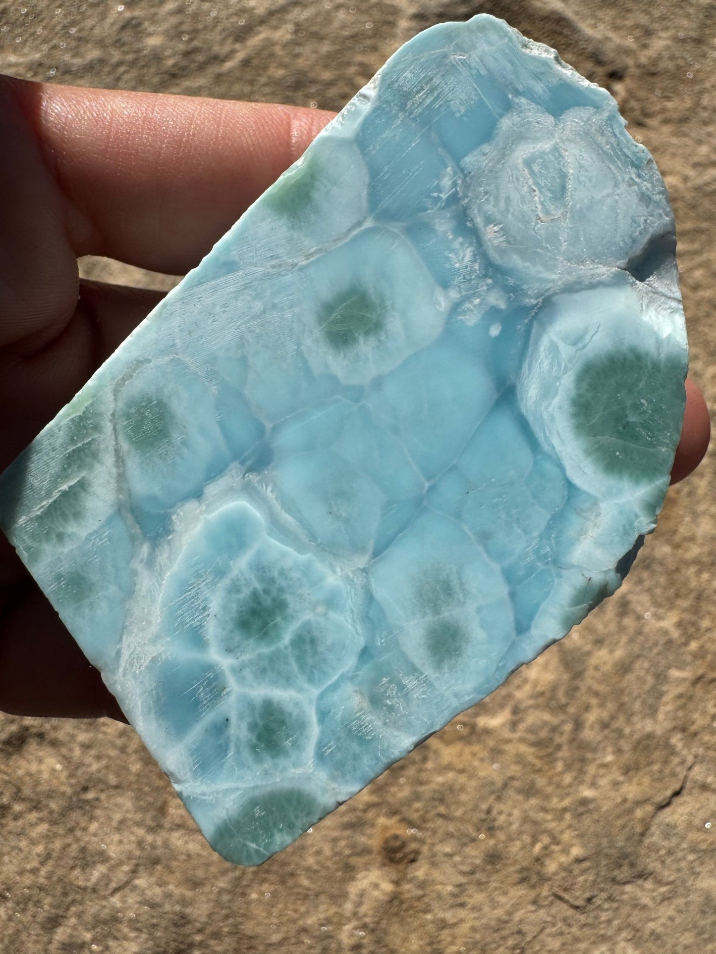 Larimar Slab 89g - Purple Door Alchemy