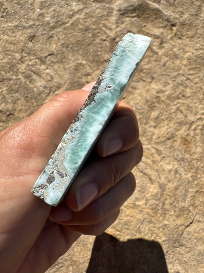 Larimar Slab 89g - Purple Door Alchemy