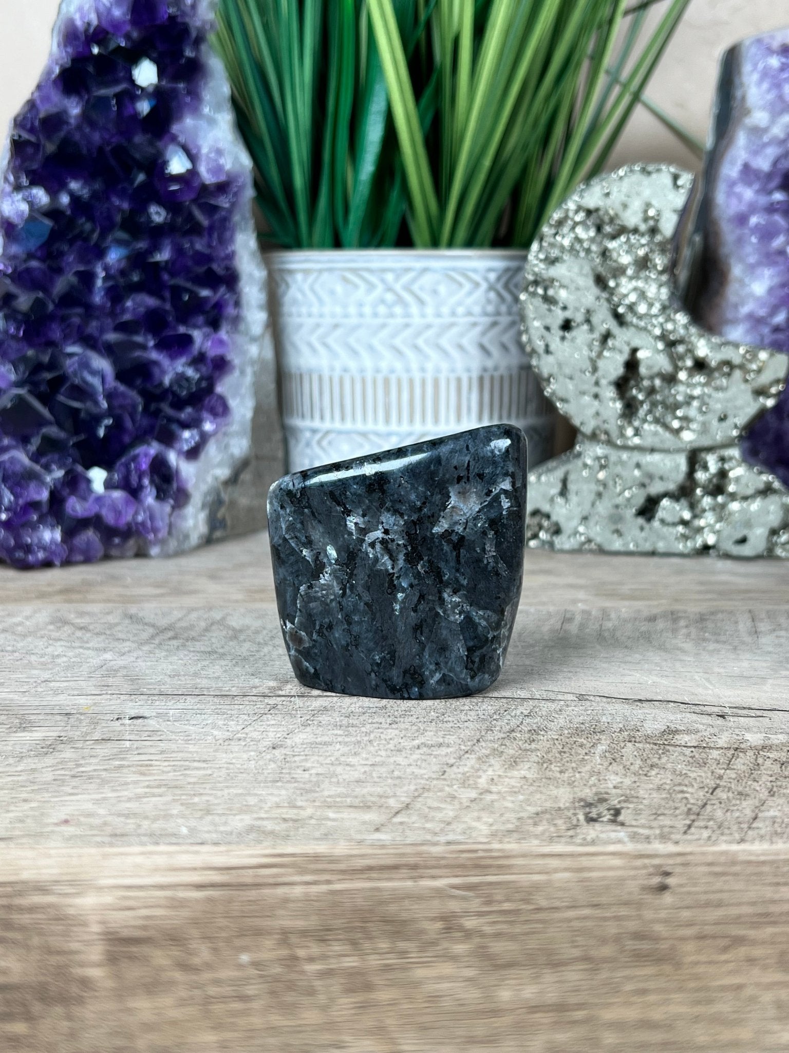 Larvikite Freeform 55mm/2.17in - Purple Door Alchemy