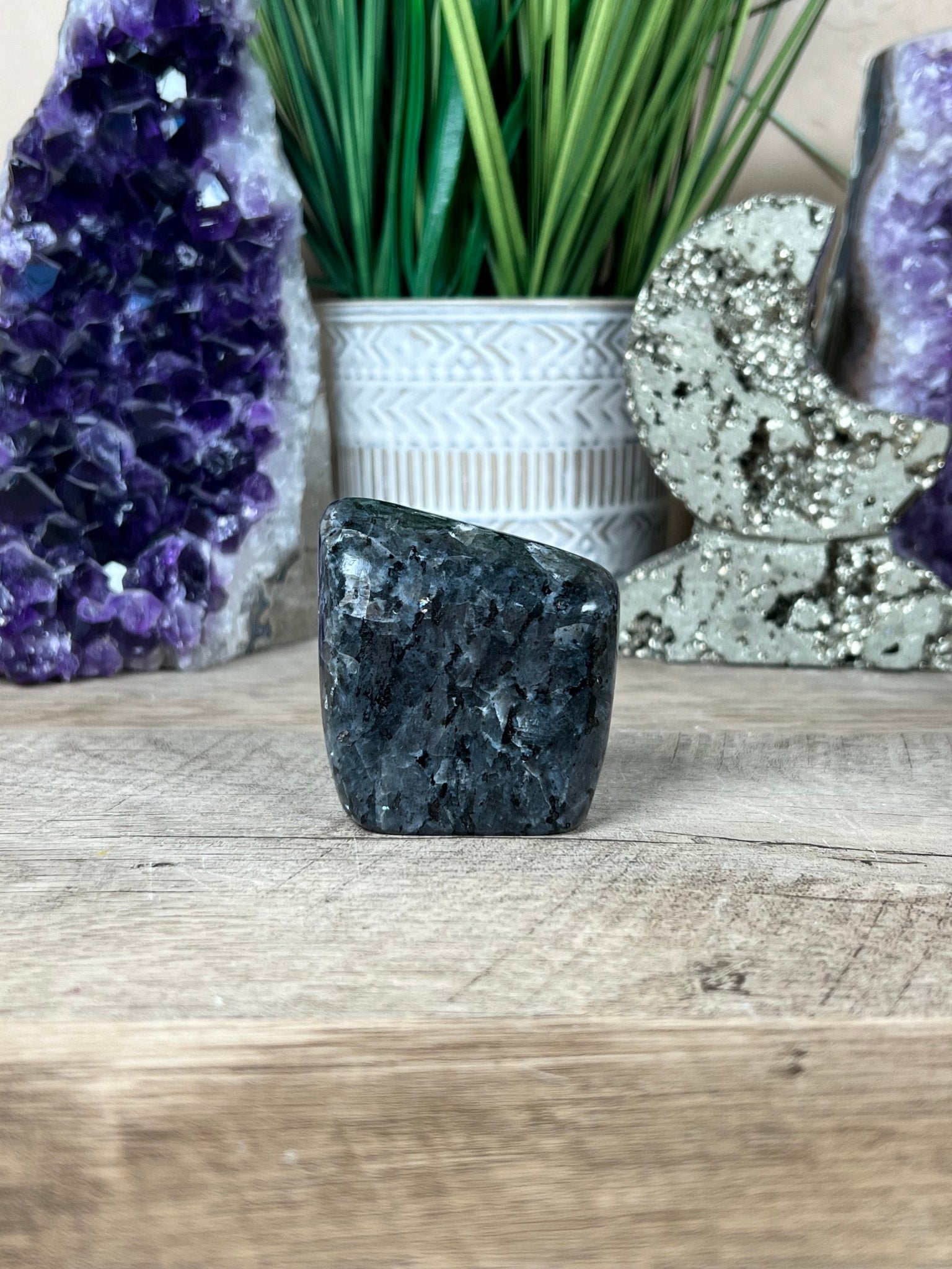 Larvikite Freeform 55mm/2.17in - Purple Door Alchemy