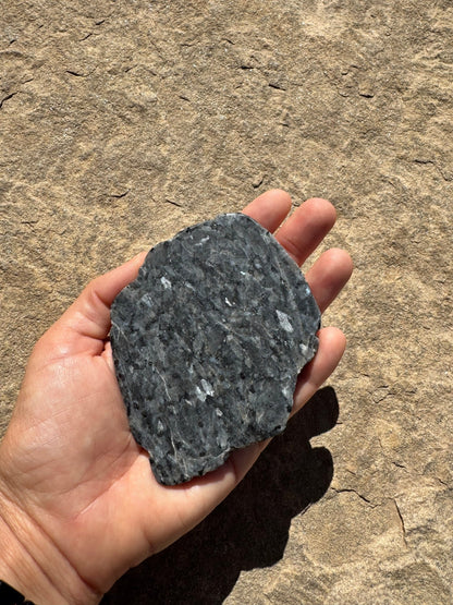 Larvikite Slab 106g - Purple Door Alchemy