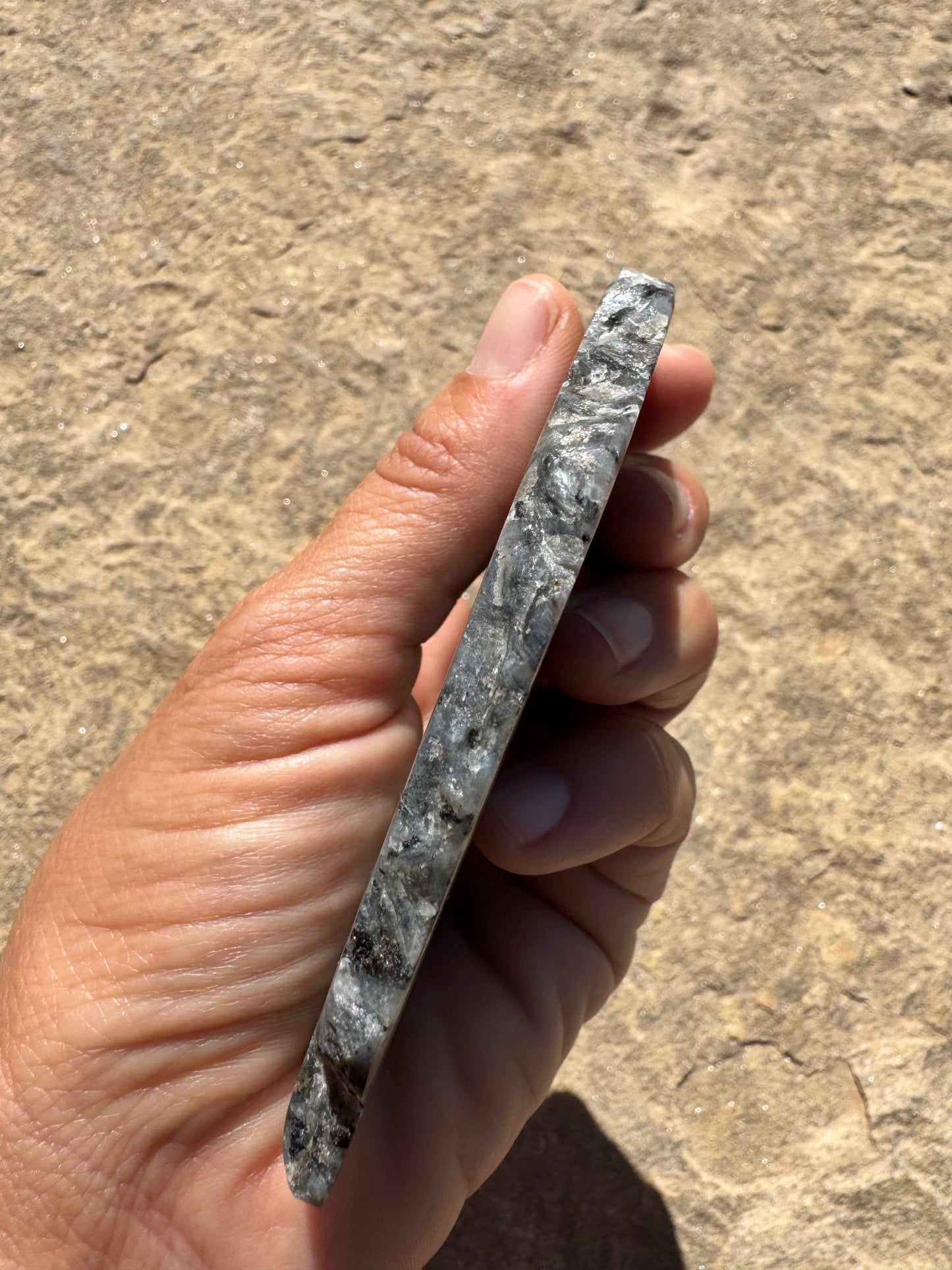 Larvikite Slab 106g - Purple Door Alchemy
