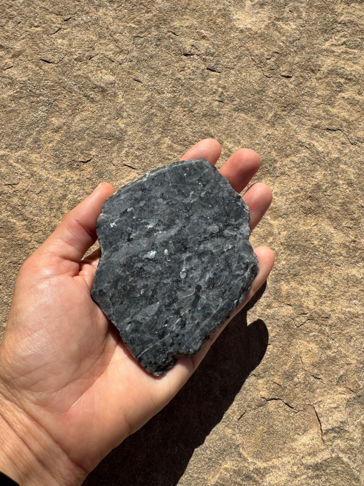 Larvikite Slab 106g - Purple Door Alchemy