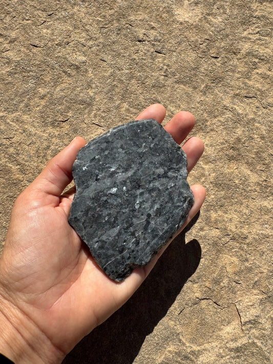 Larvikite Slab 106g - Purple Door Alchemy