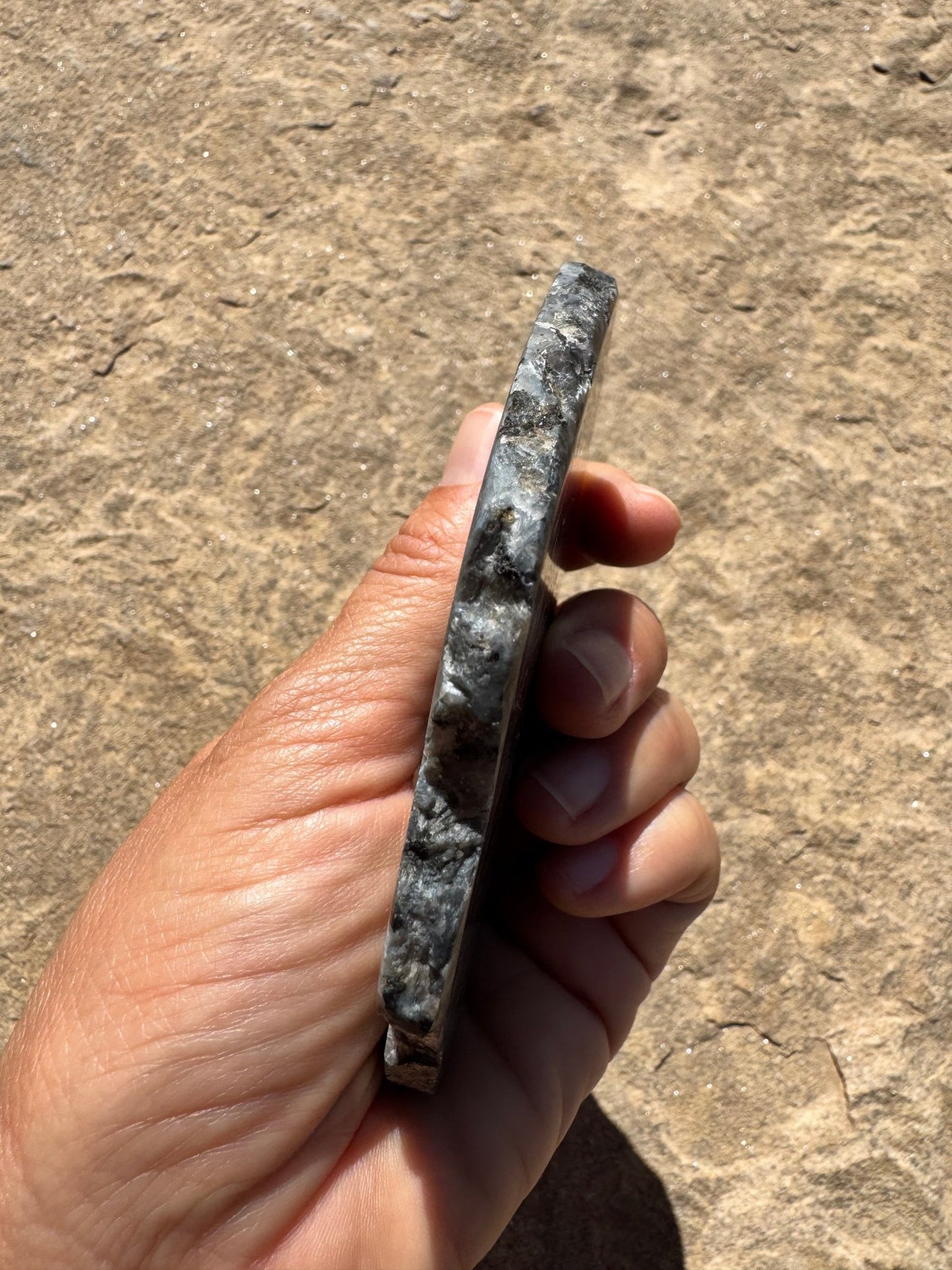 Larvikite Slab 106g - Purple Door Alchemy