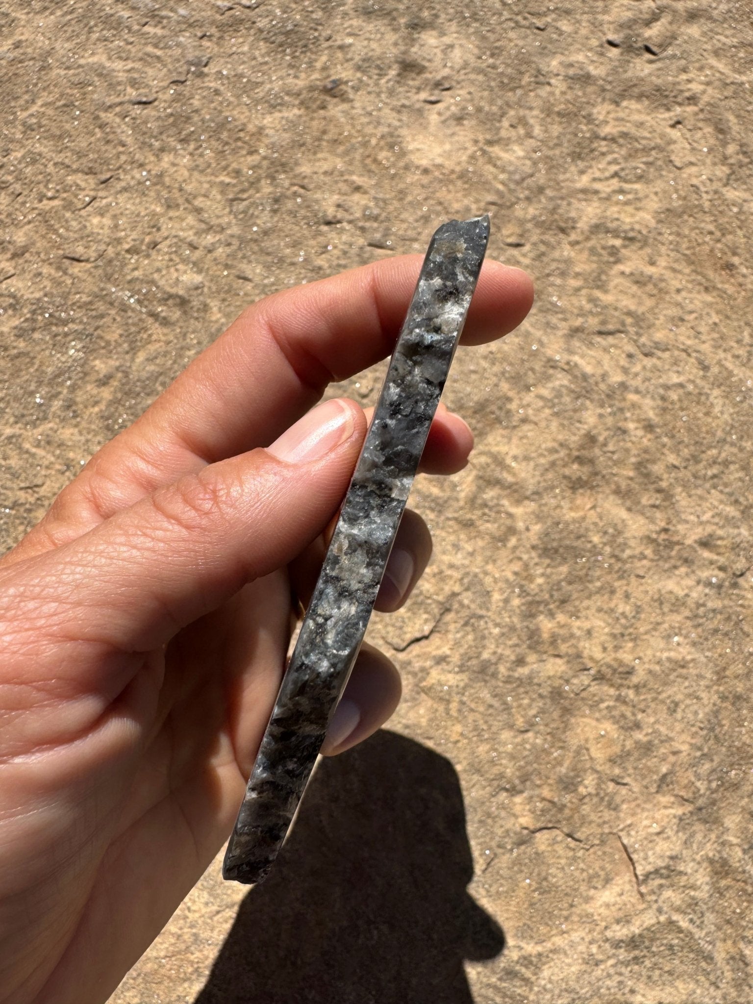 Larvikite Slab 117g - Purple Door Alchemy