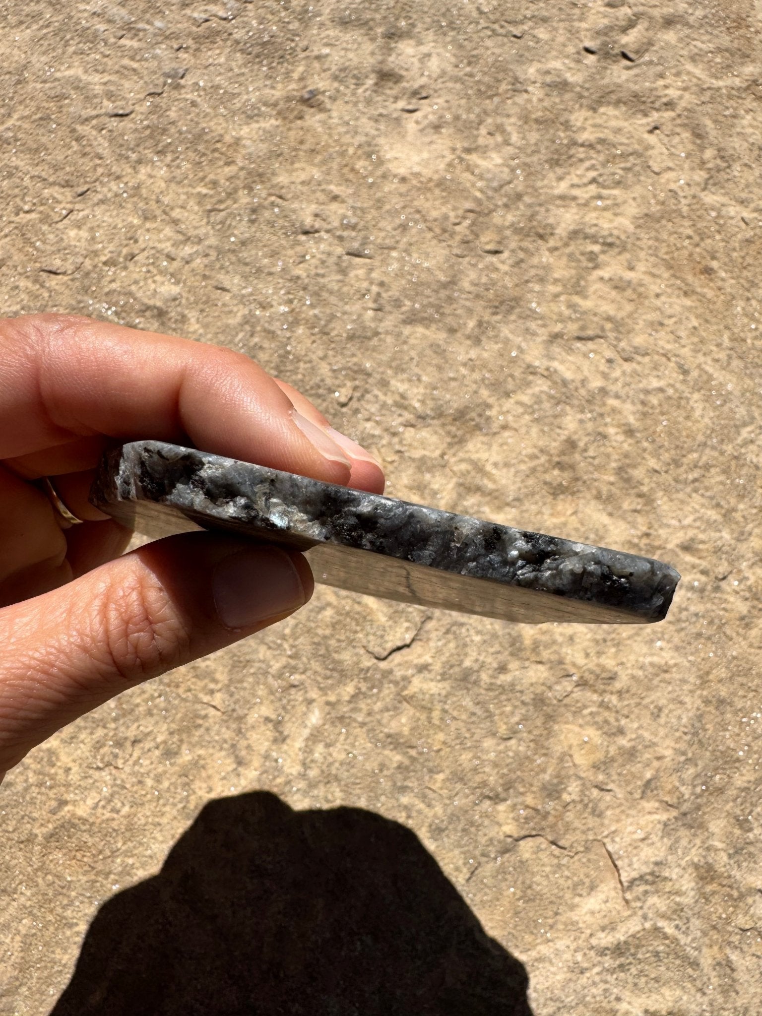 Larvikite Slab 117g - Purple Door Alchemy