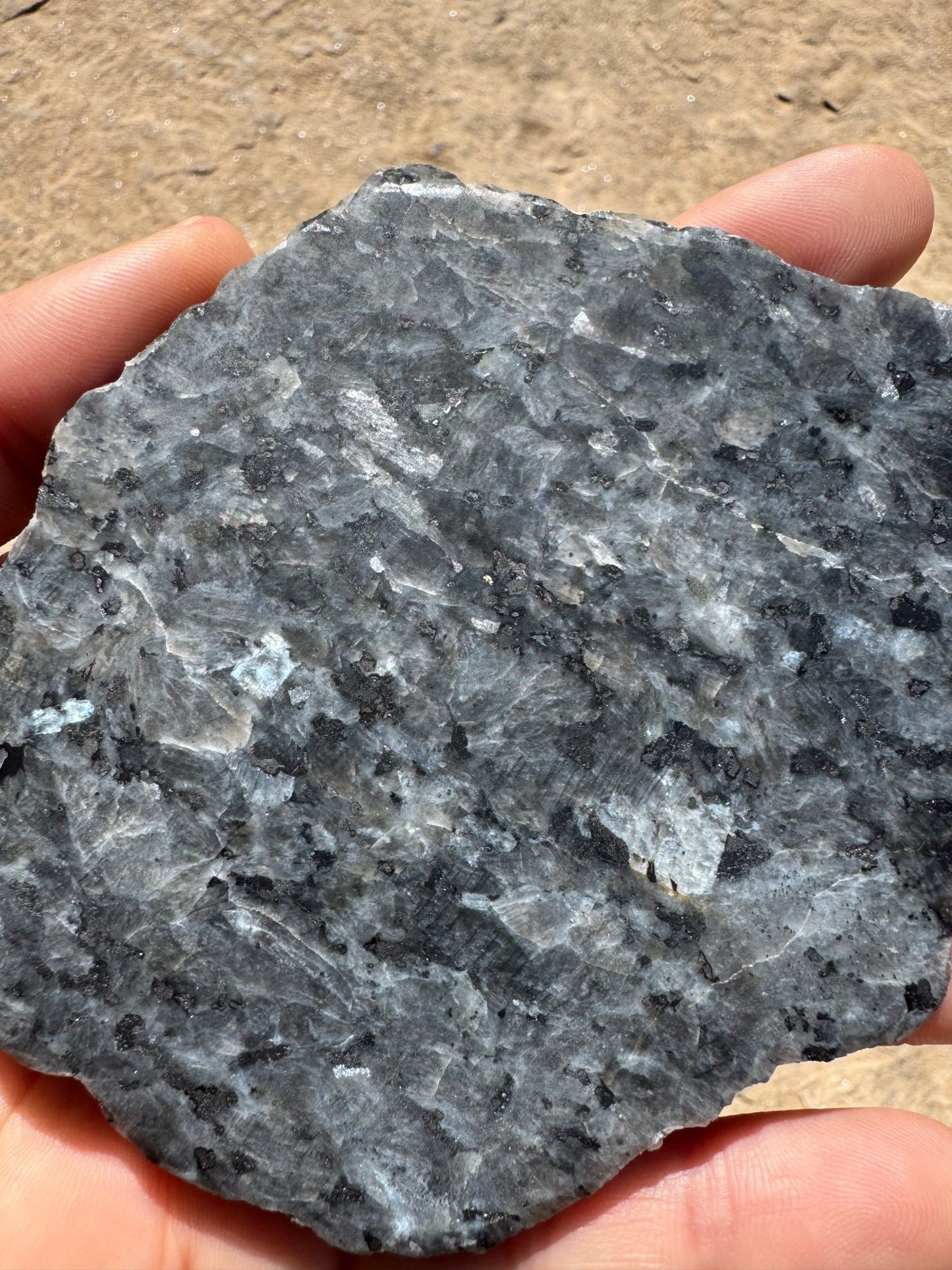 Larvikite Slab 117g - Purple Door Alchemy