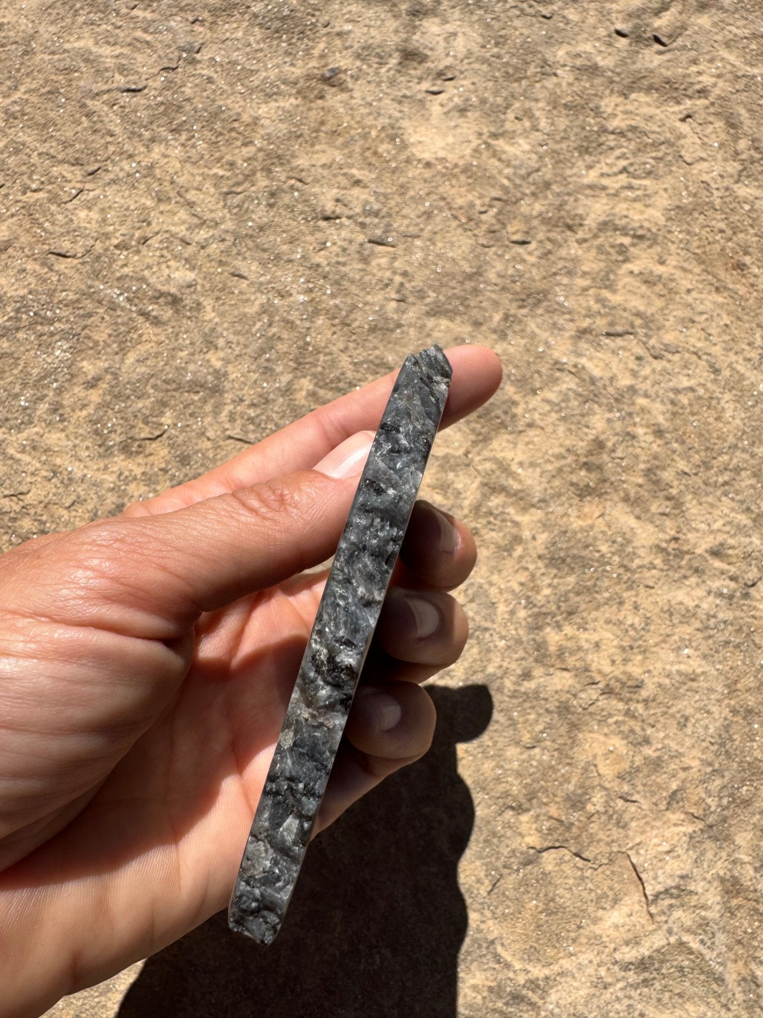 Larvikite Slab 117g - Purple Door Alchemy