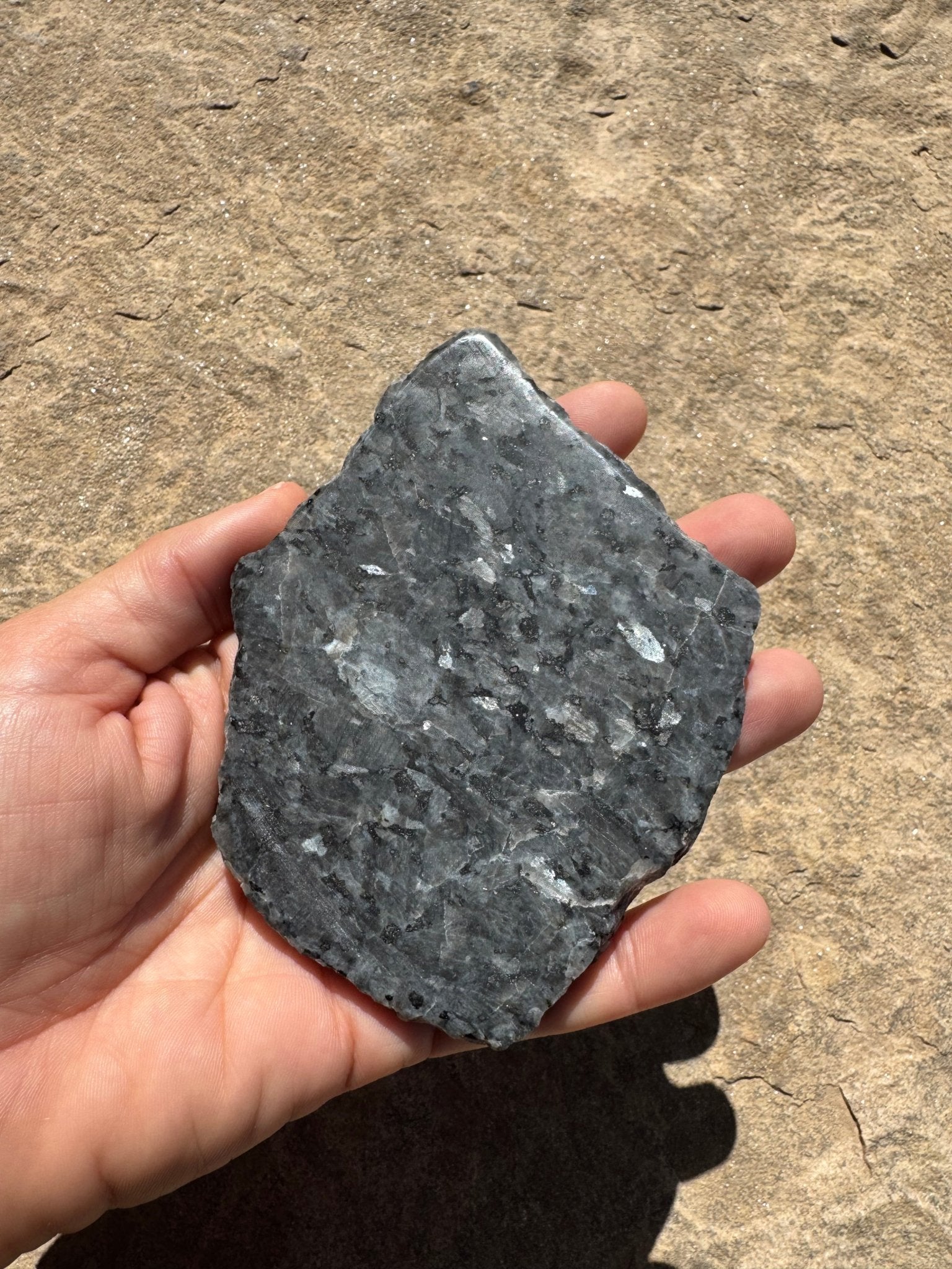 Larvikite Slab 117g - Purple Door Alchemy