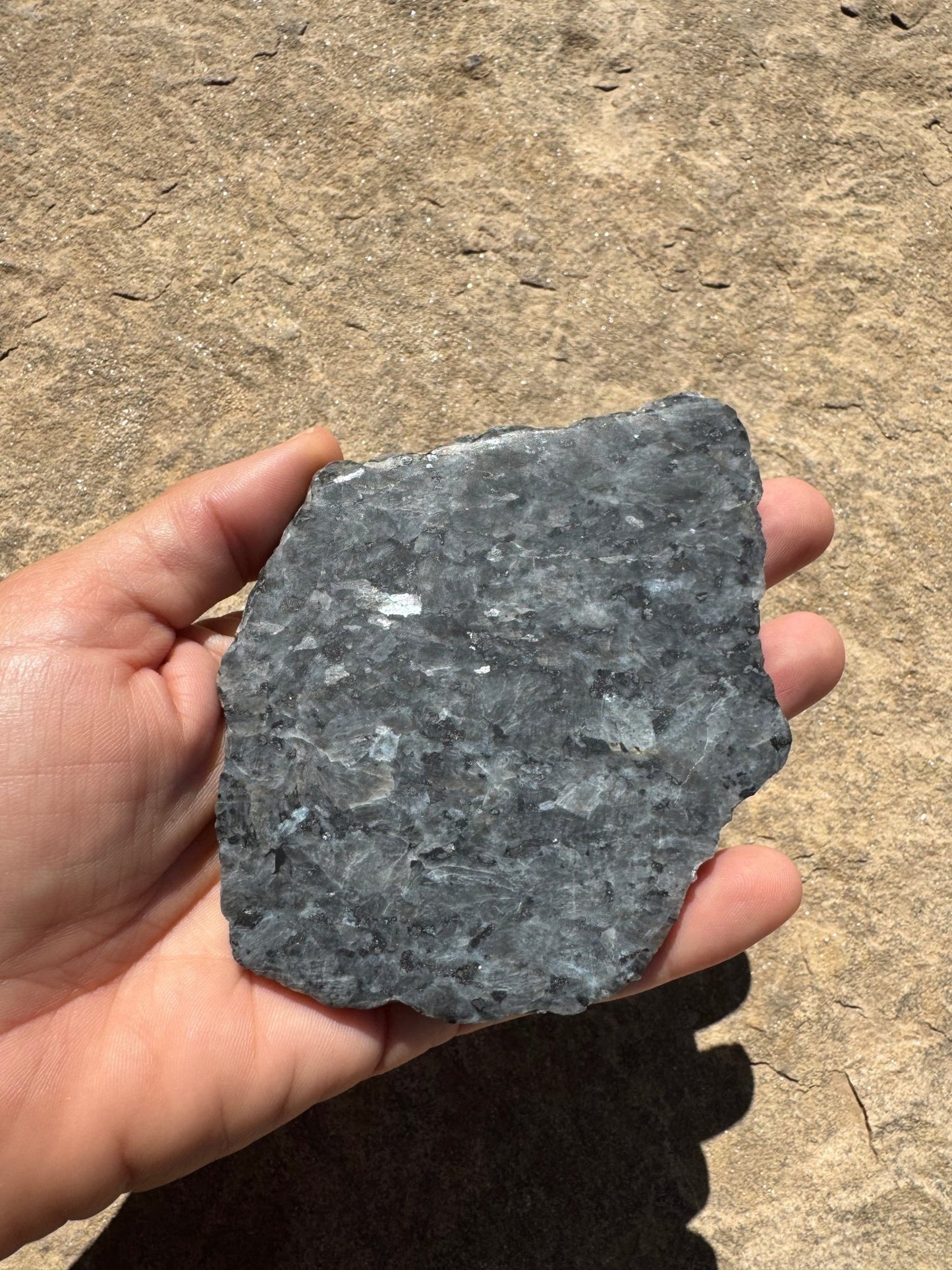 Larvikite Slab 117g - Purple Door Alchemy